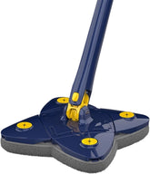 360° Rotatable Cleaning Mop ️ - Automatic Water Pressure Microfiber Telescopic Spin Mop - Flower Shape