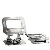 360° Rotating Metal Desktop Stand for Tablets and Phones