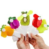 Handheld Fruit-Shaped Mini Fan (Pack of 4)
