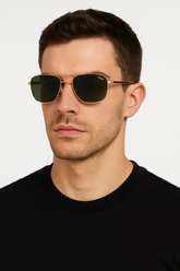 Gold & Black Sunglasses