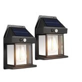 Single Bulb Solar Outdoor Wall Light