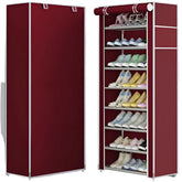 8-layers Multipurpose Shoe Rack with Fabric Cover