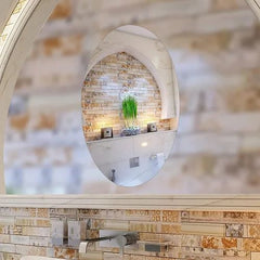 Oval Shape Mirror Wall Sticker