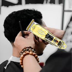 Rechargeable Transparent Body Led Display Professional Hair Clipper