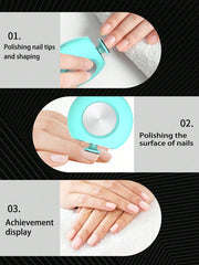 AquaGlow Portable Electric Nail Polisher – Smart, Safe & Easy Nail Care