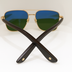 Stylish Gold Aviators Sunglasses