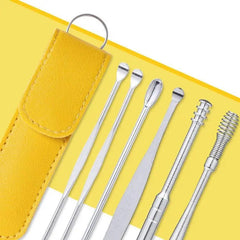 6 Pcs Ear Wax Cleaning Tool Pouch