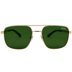 Stylish Gold Aviators Sunglasses