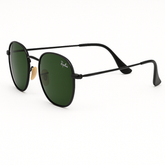 Round Green Lens Sunglasses
