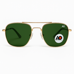 Gold Frame Aviator Sunglasses
