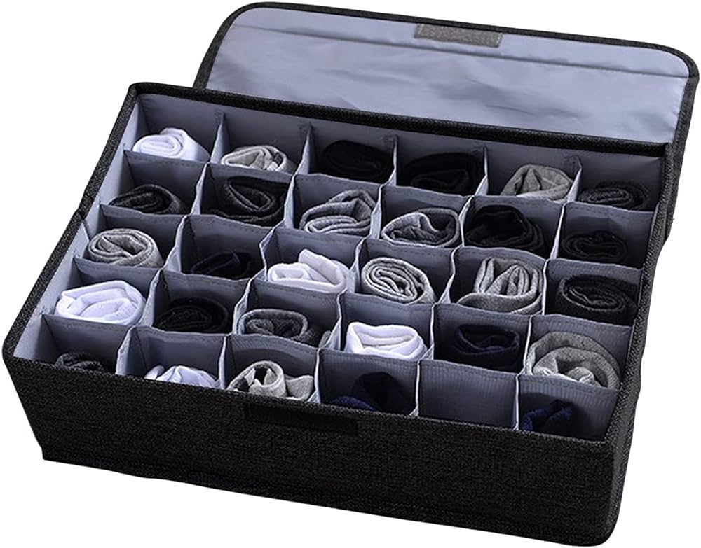 Premium Foldable Fabric Storage socks Organizer Box