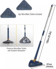 4 in 1 Triangle Mop 360 Adjustable For Cleaning Doors - Ratable - Adjustable - Mop - Brooms - Pocha - Pocha for house