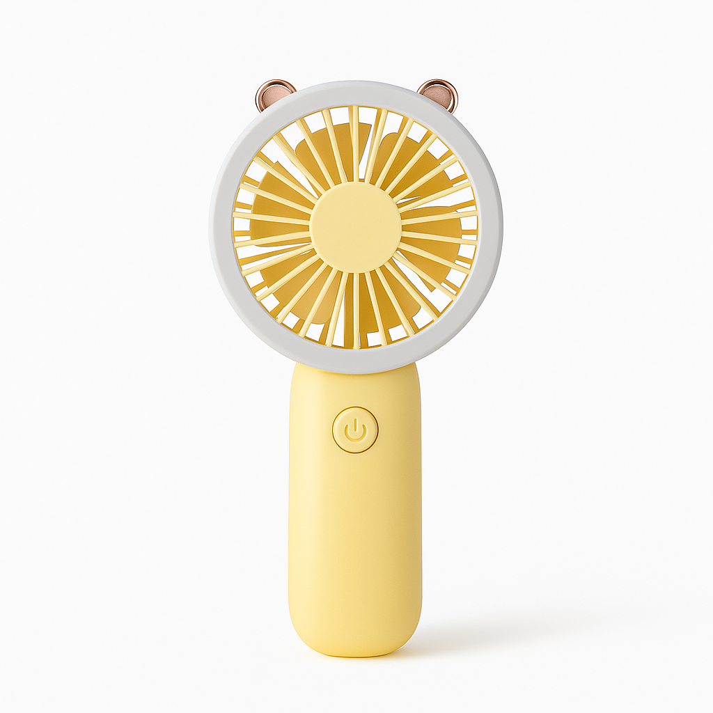 Mini Rechargeable fan with LED Light
