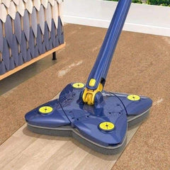 360° Rotatable Cleaning Mop ️ - Automatic Water Pressure Microfiber Telescopic Spin Mop - Flower Shape