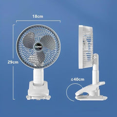 2 in 1 Reachargeable and Portable Table and Hand Fan