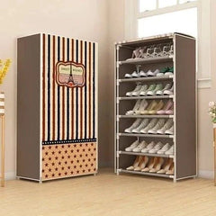 8 layer Printed Shoe Rack