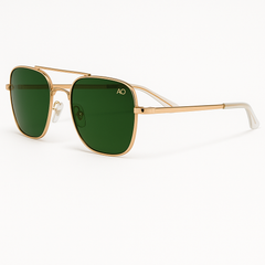 Gold Frame Aviator Sunglasses
