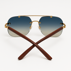 Luxury Gradient Aviator Sunglasses