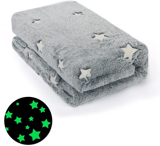 Outer Space Glow In The Dark Blanket