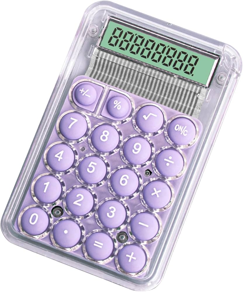 Small Portable Cute Silent Calculator