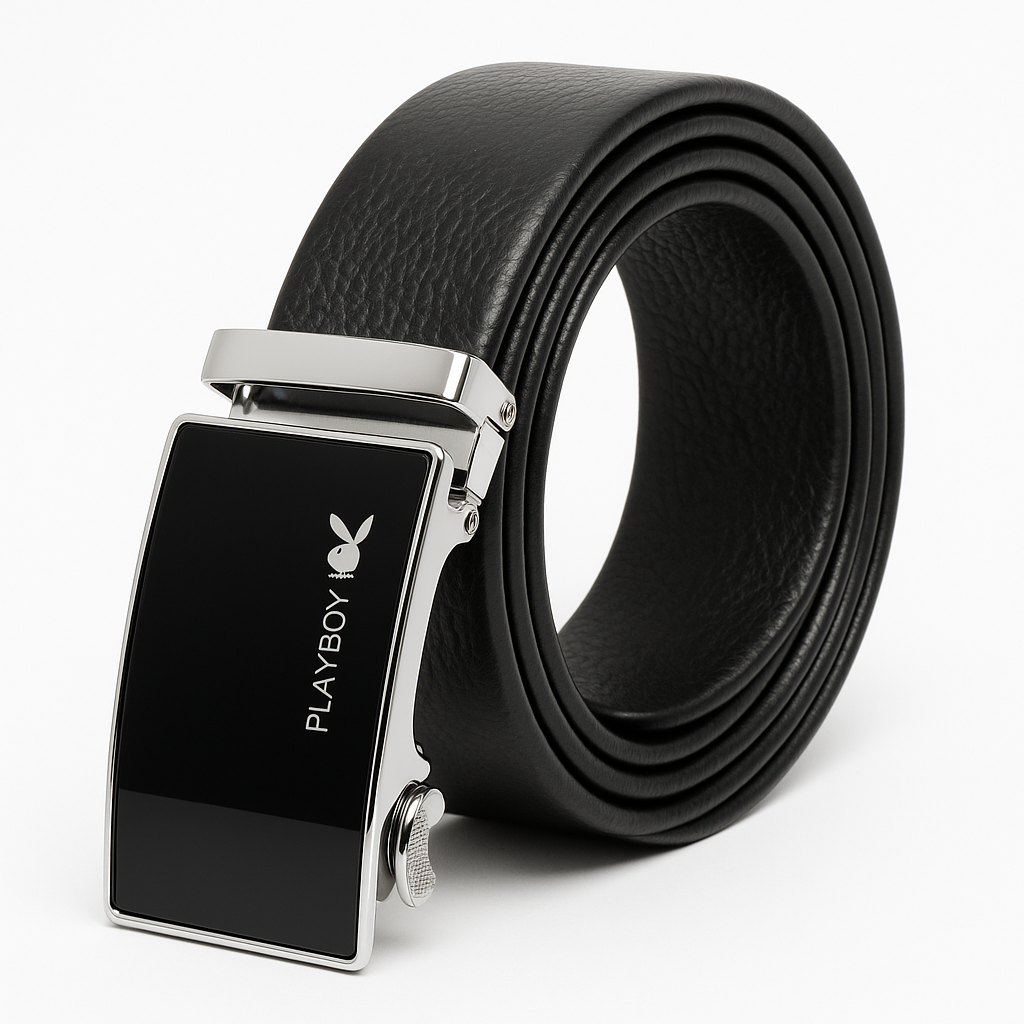 Premium Playboy  Buckle Leather Belt