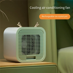 Portable Mini Air Cooler & Humidifier – Compact Cooling Fan for Home & Office