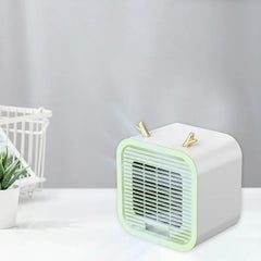 Portable Mini Air Cooler & Humidifier – Compact Cooling Fan for Home & Office
