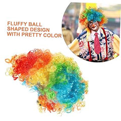 Colorful Curly Clown Wig – Funny Afro Costume Wig for Parties & Dress-Up
