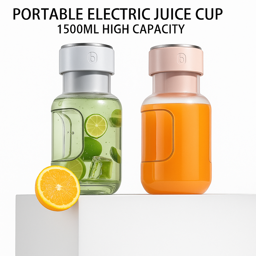 Portable electric rechargeable juicer
