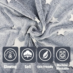 Outer Space Glow In The Dark Blanket