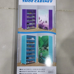 8 layer Printed Shoe Rack