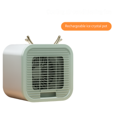 Portable Mini Air Cooler & Humidifier – Compact Cooling Fan for Home & Office
