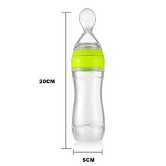 Baby Feeder with Attached Spoon