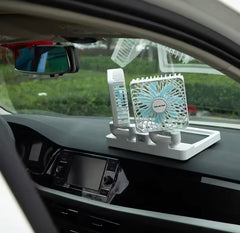 Rechargeable Dual Head Solar Fan