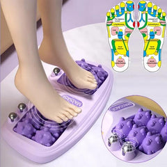 Multifunctional Acupressure Foot Massager with Magnetic Therapy and Rolling Nubs