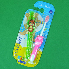 Baby Cartoon Toothbrush with Toy