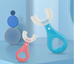 Pack of 2U Shaped Toothbrush for Children