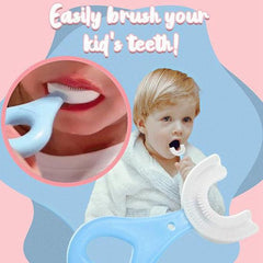 Pack of 2U Shaped Toothbrush for Children
