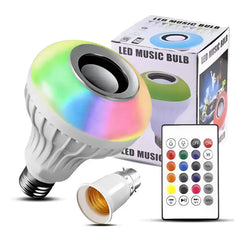 LED MUSIC LIGHT BULB WITH BLUETOOTH SPEAKER (Best for Naat sharif)
