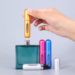 Pack of 5 Portable Mini Refillable Perfume Bottle With Spray.