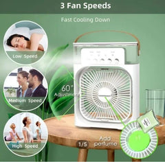 Portable Air Conditioner Water Mist Cooler Fan