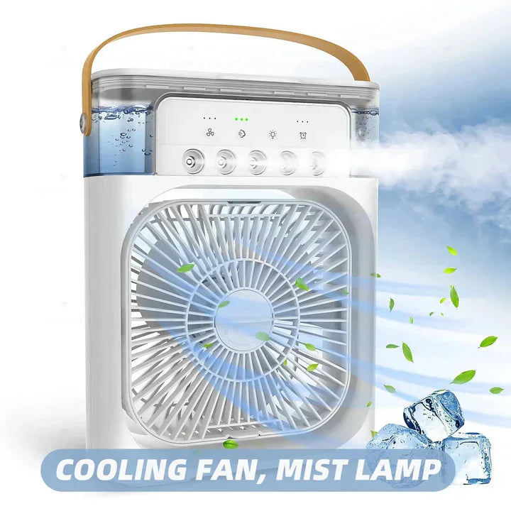 Portable Air Conditioner Water Mist Cooler Fan