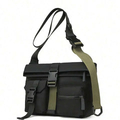 Trendy Multi-Layer Crossbody Shoulder Bag  with double pocket