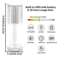 Luxury Crystal Glass Lamp