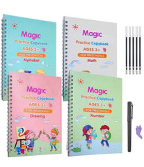 Magic Practice Book for Children -( Pack of 4 )