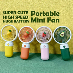 Summer Fruity Mini Handheld  - Portable Fan