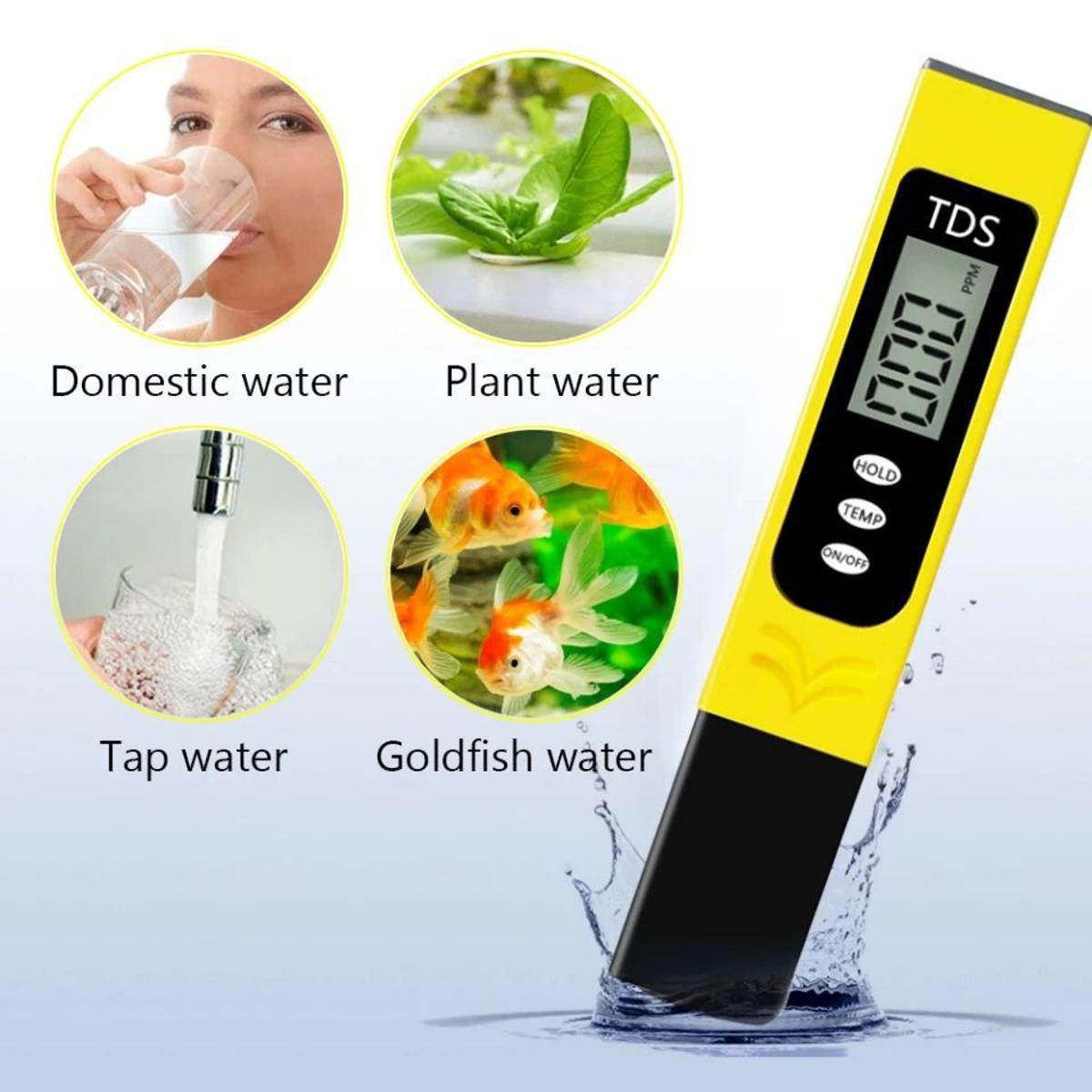 Premium Digital TDS Meter – Accurate Water Quality Tester for Drinking, Plants & Aquariums