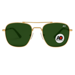 Gold Frame Aviator Sunglasses