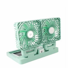 Dual Head Solar Fan