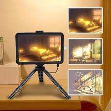 3D Sunset Projection Lamp with Scenic Shadow Effect – Modern Ambient Room Decor